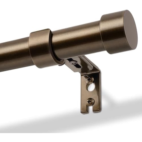 Curtain Rods for Windows 32 to 72, Bronze Curtain Rod, Adjustable 1 ...