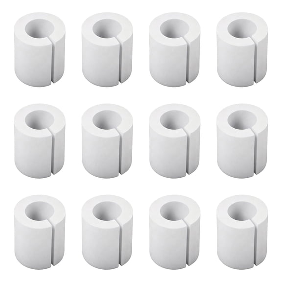 Curtain Spacers Drapery Spacers Clamp On Feature for Easy Install Curtains Remain Full & Functional Fits Most Curtain Rod