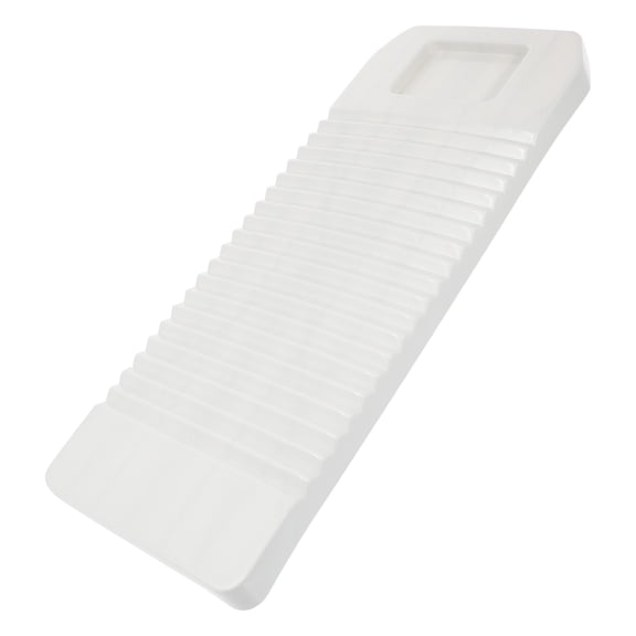 Homoyoyo White Plastic Laundry Washboard with Wavy , Hand Washing Tool for Clothes at Home Use