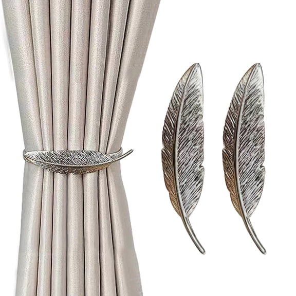 Curtain Tie Backs Metal Creative Curtain Rope Buckles Decorative Curtains Tiebacks Spring Drape Holder Home Decors