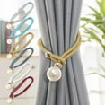 thumbnail image 1 of Curtain Tiebacks, Adjustable Curtain Ties, Modern Curtain Holdbacks, Durable Nylon + Chic Design, for Home/office Windows, Perfect for Thin/thick Draperies, Window Accessories | Drapery Ties, Holders, 1 of 8