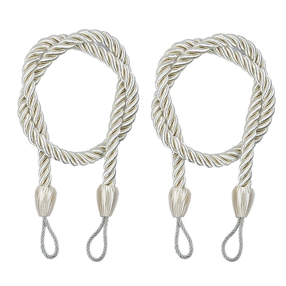 Curtain Tiebacks ! Curtain Holdbacks, 2PCS Tie Backs, Ropes Tie Backs for Curtain Cord Buckle