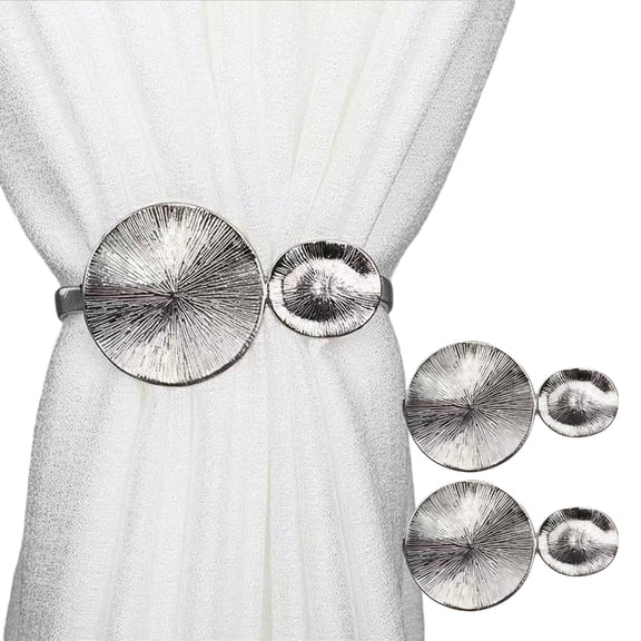 Curtain Tiebacks Clips Curtains Holdbacks Holders,Spring Drape Holder Clip Creative Curtains Rope Buckles Home Decors