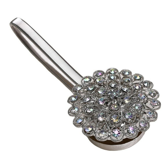 Curtain Tiebacks Clips Diamond Curtain Holdbacks With Rope 1
