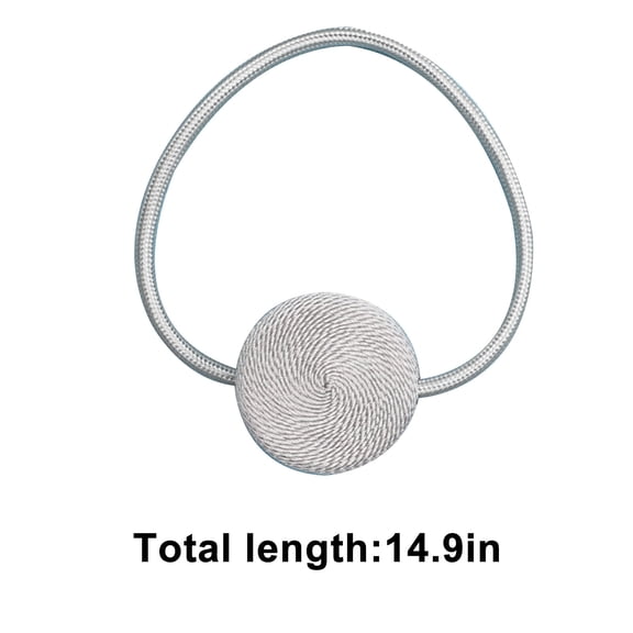Curtain Tiebacks, Curtain Ties For Drapes, Alloy Circular Curtain Tie Backs, Modern Curtain Holdbacks For Thin Or Thick Home & Office Window Draperies 1PC
