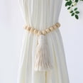 thumbnail image 1 of Curtain Tiebacks Handmade Decorative Curtain Holdbacks Rope with Tassel, 1 pack, 1 of 6