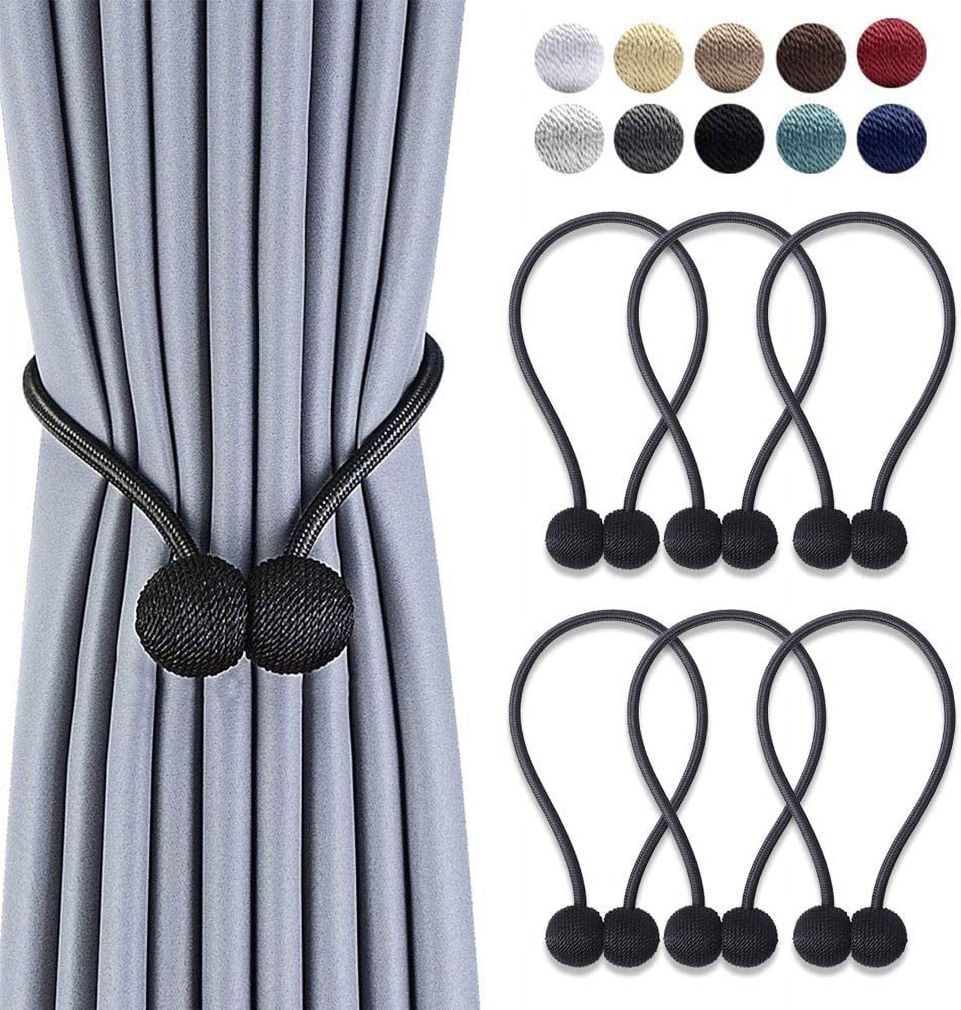 2 pieces curtain tiebacks curtain holdbacks curtain ties with big woven