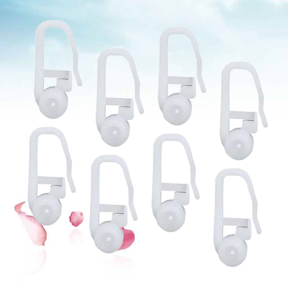 Curtain Track Hooks Carrier Wheels Rod Slides Pulley System Gliding