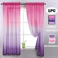 thumbnail image 1 of Curtain,U. S Home Textile Home 80 Inch Length Yellow and Grey Sheer Curtains 5 Panels Set Window Curtains for Bedroom Kitchen Decor,Bright Yellow and Light Gray, 1 of 9