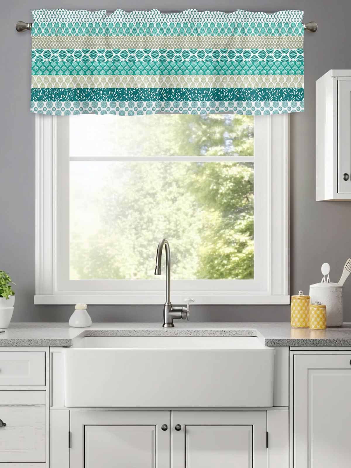 Photo inspiration: Curtain Valance For Windows Abstraction Bohemian Texture Pattern Photo Inspiration