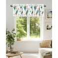 thumbnail image 1 of Curtain Valance for Windows,Boho Mid-Century Diamond Pattern Kitchen Valances Rod Pocket Short Curtains,Modern Geometric Theme Window Treatment Panel for Bedroom Bathroom 42x18in, 1 of 9