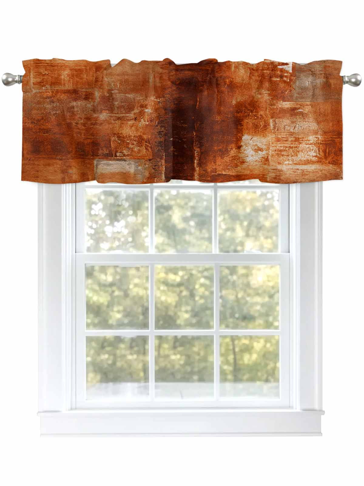 Curtain Valance for Windows Caramel Paint Kitchen Curtain Valances ...