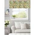thumbnail image 1 of Curtain Valance for Windows,Summer Watercolor Lemon Green Leaf Kitchen Valances Rod Pocket Short Curtains,Plant Flower Seamless Window Treatment Panel for Bedroom Bathroom 60"x18", 1 of 7