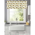 thumbnail image 1 of Curtain Valance for Windows,Watercolor Summer Sunflowers Kitchen Valances Rod Pocket Short Curtains,Pastoral Plant Window Treatment Panel for Bedroom Bathroom 42x12in, 1 of 9