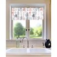 thumbnail image 1 of Curtain Valance for WindowsSummer Ocean Coral Jellyfish Starfish Kitchen Valances Rod Pocket Short Curtains,Underwater Sealife on White Window Treatment Panel for Living Room Bathroom Bedroom, 1 of 8