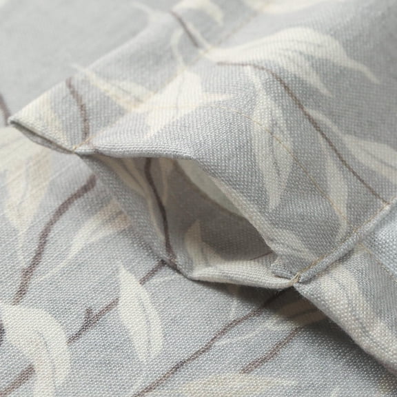 Curtain Valances Leaves Meticulous Printed Window Curtains for Kitchen, Top Rod Pocket 54x18 Valance for Farmhouse Small Window, Green, One Panel