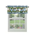 Curtain Valances for Windows, Christmas Tree Ball Pine Window Valances