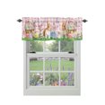 Curtain Valances for Windows, Easter Eggs Bunny Window Valances