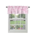 Curtain Valances for Windows, Spring Floral Flower Window Valances