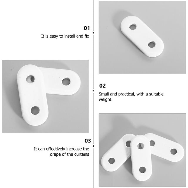 Curtain Weight 25pcs White Drapery Lead Weights Window Curtain Pendant