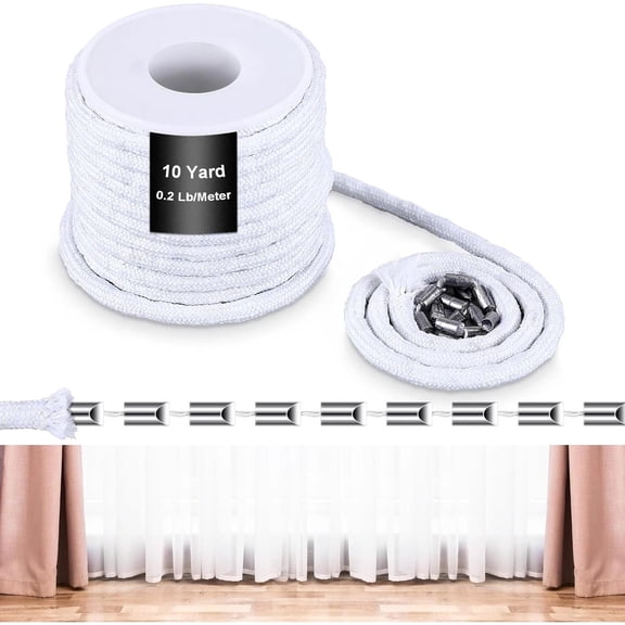 Curtain Weighted Tape Drapery Weights Rope Leaded Drapery Tape for Indoor Tulle