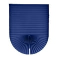 thumbnail image 1 of Curtain For Windows Polyester Fabric Panel Drapes Cordless Pleated Window Shades No Drill No Tools Easy Install White Blue Black Light Filtering 236 W X 708 H Curtain For Windows, 1 of 4