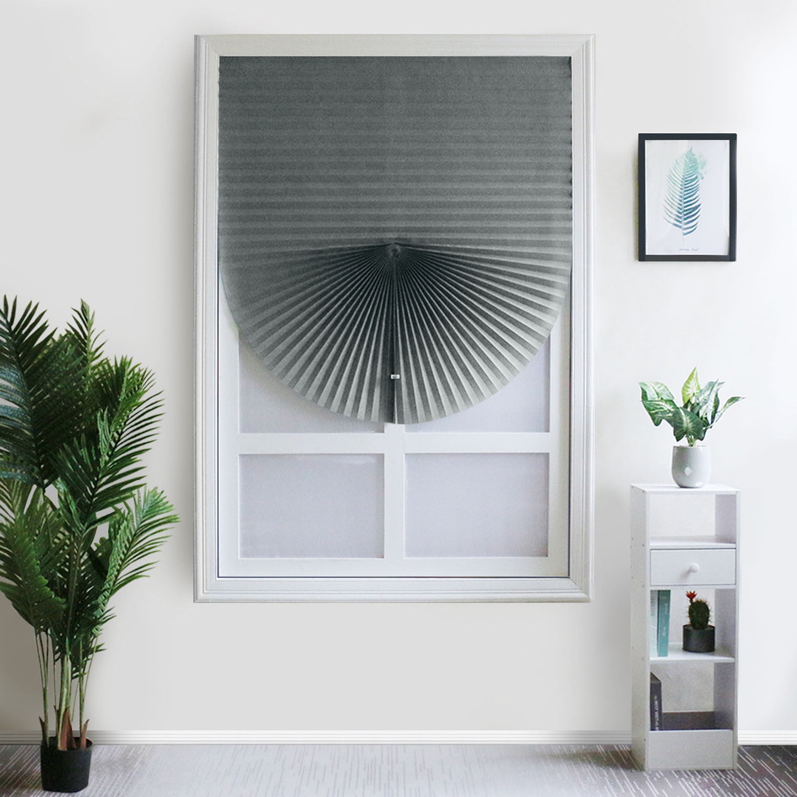 Polyester Windows Curtain For Windows Polyester Fabric Panel Drapes Cordless Pleated ...