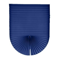 Curtain For Windows Polyester Fabric Panel Drapes，Cordless Pleated Window Shades Easy Install No Drill No Tools White/Blue/Black/Br Light Filtering Blinds Size 23.6" W X 59" H Curtain