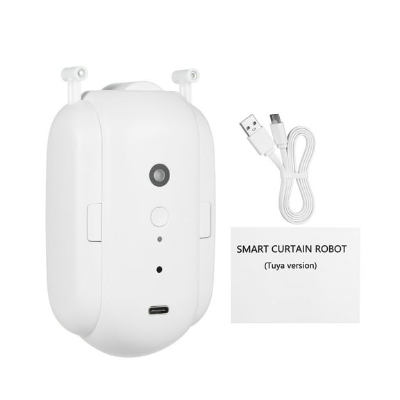 Curtain controller,Motor Voice Curtain Bt Curtain Opener Curtain Opener Curtain Motor Curtain Rod Voice Curtain Rod Hxber Havou Dsfen U-rail Type Pack of 1