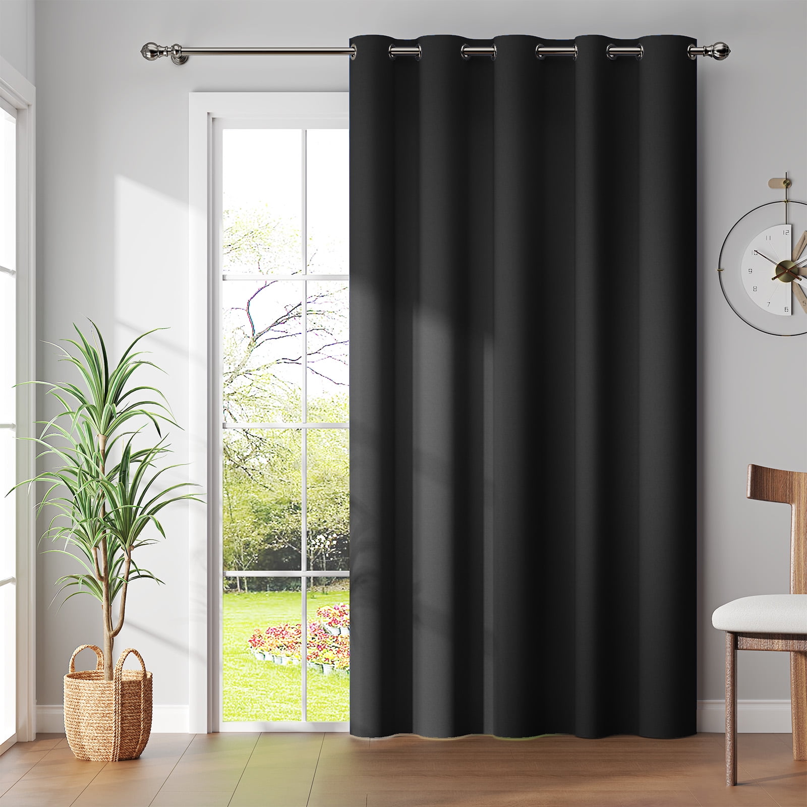 Curtainking Room Devider Curtain Patio Doors Curtain for Sliding Door with Grommet, Curtain of 1
