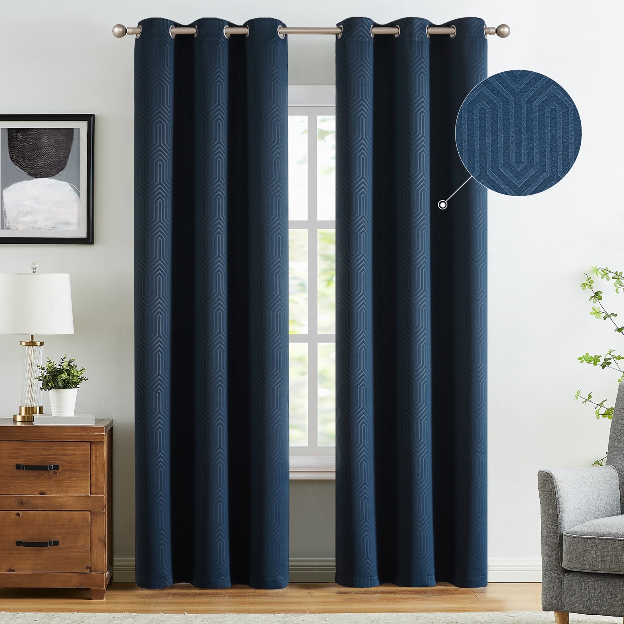Blue Room Darkening Curtainsnull