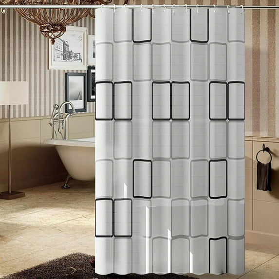 Curtains 31.5 ’X70 Peva Shower Curtain Bathroom Partition Waterproof Dry And Wet Separation Blackout Decor Home Bedroom Accessories Liner