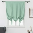 thumbnail image 1 of Curtains 60*120cm, Mint Green A/ Curtain For Bathroom Kitchen Adjustable Balloon Roman Curtains For Small Window Room Darkening Shades Drapes Panel Rod Pocket Purple, 1 of 9