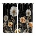 thumbnail image 1 of Curtains 84 Inches Long 2 Panels, Farmhouse Flowers Grommets Window Treatment Curtain, Spring Vintage Botanical Floral Thermal Curtains Drapes for Living Room/Bathroom, 1 of 9
