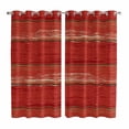 thumbnail image 1 of Curtains 84 Inches Long 2 Panels, Red Wood Grain Grommets Window Treatment Curtain, Farmhouse Vintage Wooden Rustic Planks Thermal Curtains Drapes for Living Room/Bathroom, 1 of 9