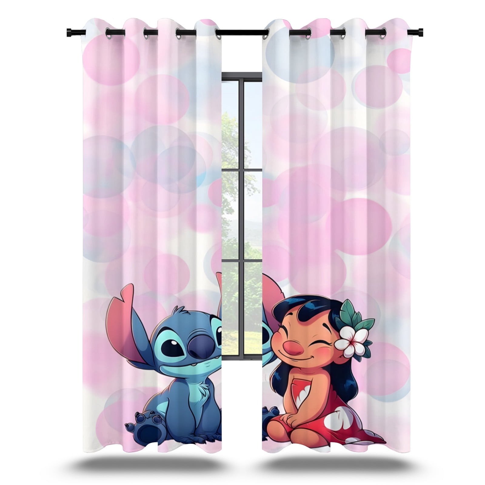 Curtains Cartoon Character Curtains for Boys Girls Bedroom 52Wx84H Inches,2 Panels Window Treatment Set for Living Room Decor