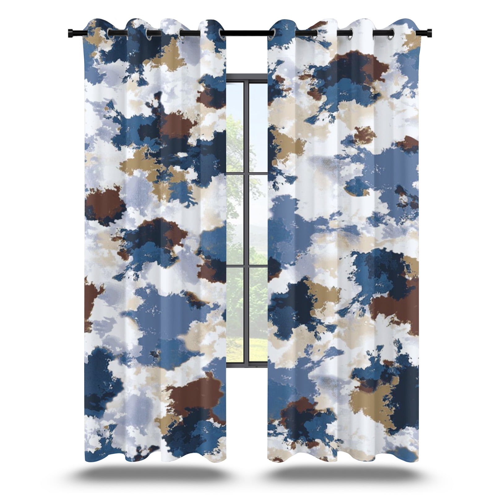 Curtains Cartoon Character Curtains for Boys Girls Bedroom 52Wx84H Inches,2 Panels Window Treatment Set for Living Room Decor