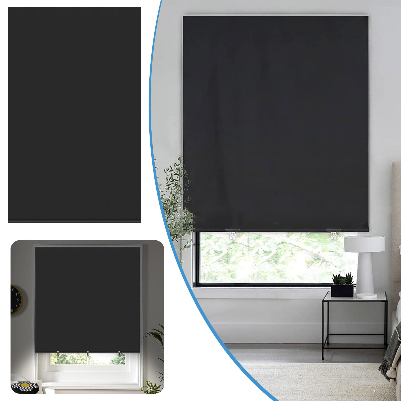 Curtains Cordless Window Blinds 72" L X 36" W Roller Shades With