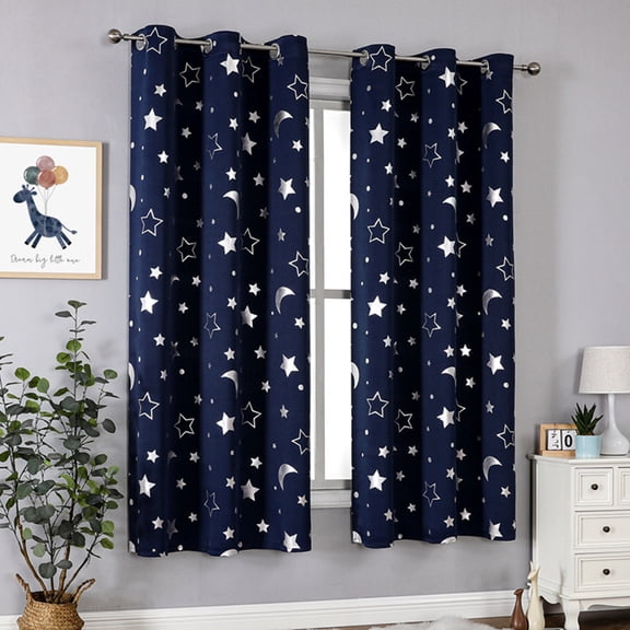 Curtains Curtain Panel Pair 51 Inch W X 53 Inch L Curtain Overlay Elegant Curtains For Bedroom-Home Essentials