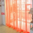 thumbnail image 1 of Curtains for Living Room 1 Pack Sheer Curtains 80 Inch L Panels Set Transparent Voile Rod Pocket Sheer Window Drapes Cortinas Curtains for Bedroom Wedding Party Background, 1 of 8