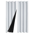 thumbnail image 1 of Curtains For Living Room Thermal Insulated Window Drapes With Top Room Darkening For Bedroom Noise Reducing Draperies In Modern Solid Design Curtains for Kitchen 2 Set Winter Curtains for Bedroom, 1 of 5