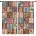 thumbnail image 1 of Curtains, Patchwork Pattern Window Drapes For Living Room And Bedroom,Curtains For Home Decor,100Cm, 1 of 3
