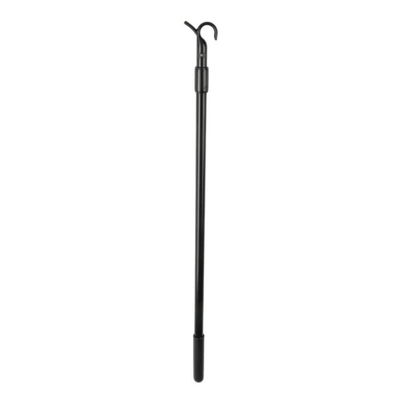 Curtains Rods Telescopic System Hanging Aid Black Retractable Pull Drapery Window Opener Pole For Blinds Windows 30-60cm