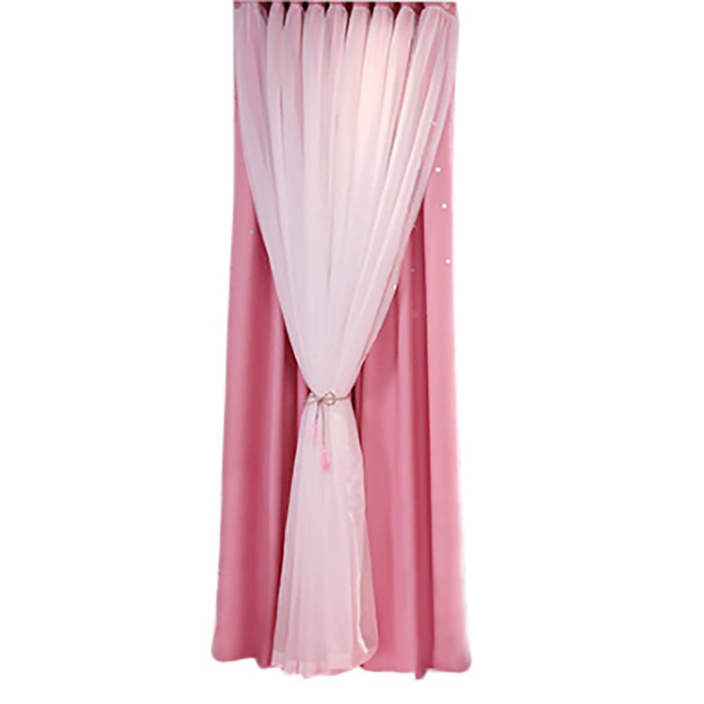 Curtains for Shower Window Long Clear Shower Curtain Liner Insulate Windows from Cold Flower