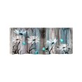 thumbnail image 1 of Curtains Valances Rustic Wooden Plank Daisy Polyester Window Valance, Farmhouse Floral Printed Short Curtain Rod Pocket Valance for Kitchen Living Room Decor 45x137cm, 1 of 4