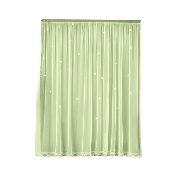 Curtains for Bedroom 39 in W x 59 in L Polyester Curtain Panel Pair with Grommet Top for Easy Installation