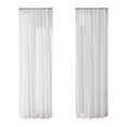 thumbnail image 1 of Curtains for Bedroom and Living Room - Solid Color Lightweight Sheer Drapes with Rod Pocket, 51.2 x 39.4 in, 1 Piece, 1 of 6