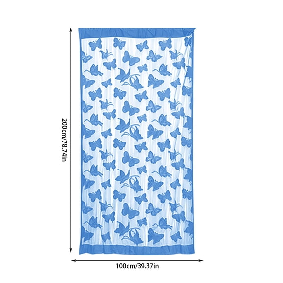 Curtains for Doors 2 Pack Scalewing Thread Partition Door Curtain Multi Color Decorative Background 39.37 in x 78.74 in