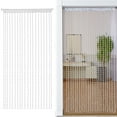 thumbnail image 1 of Curtains for Living Room Plastic, Curtain 1 Curtain Fringed Partition (White-A), 1 of 5