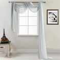 thumbnail image 1 of Curtains for Living Room Polyester-Cotton Blend, Curtain 1* Window Screening (Gray-One Size), 1 of 5